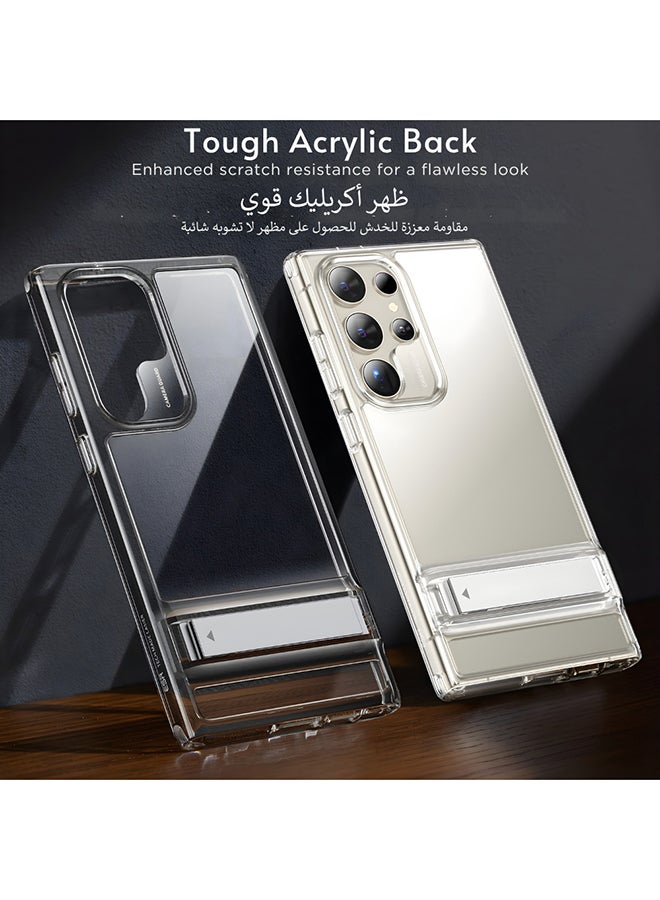 ESR for Samsung Galaxy S24 Ultra Case, Kickstand S24 Ultra Cover with 3 Stand Modes, Military-Grade Drop Protection, Shockproof Slim Phone Case with Patented Kickstand, Boost Series, Clear Clear - Image 3