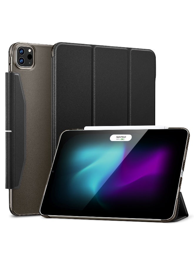 ESR for iPad Pro 13 Inch 2024 [Update] 7th Generation Case, Magnetic Attachment, Slim Trifold Stand Case, Supports Pencil Pro/Pencil(USB-C), Auto Wake/Sleep, Rebound Series (ipad Pro 7th 13inch) Black