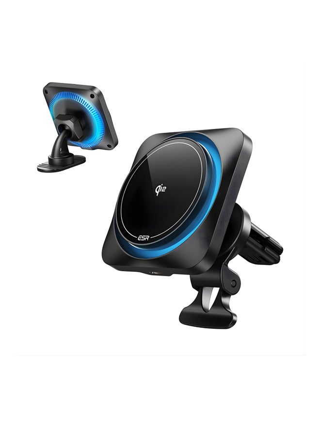 ESR for 15W MagSafe Car Mount Charger with CryoBoost, Phone Cooling MagSafe Car Charger, Air Vent/Dashboard Wireless Charging for iPhone 17/16/15/14/13/12, S25 Series, Pixel 10, Fast Charger Black - Image 1