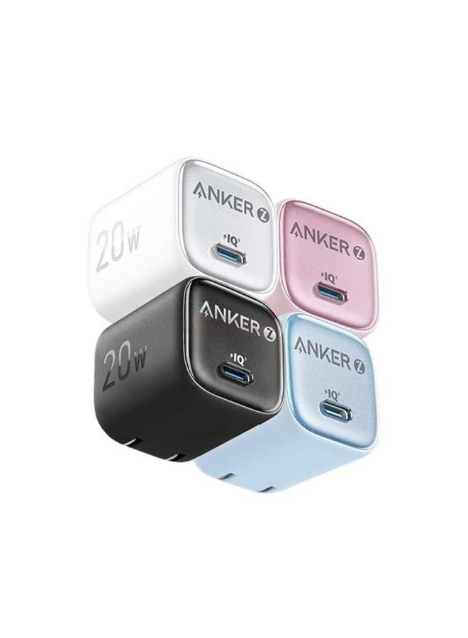 Anker Zolo 20w -Nano III Fast Charger for iPhone 15-16 Series, PPS, PIQ 3.0, Foldable Whie - Image 2