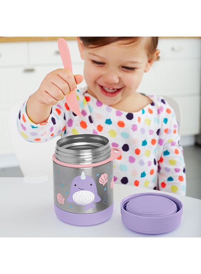 Skip Hop Zoo Food Jar - Narwhal - Vacuum-Insulated Kids Food Container - Image 3