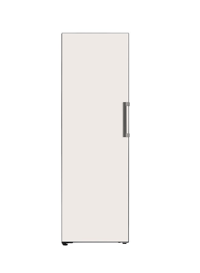 LG 355L Gross & 321L Net capacity Double Door Top Mount Refrigerator with LINEAR Cooling, Multi Air Flow, Moving & Twist Ice Maker, Smart Diagnosis, LOB454FGQM Grey(Glass) - Image 1