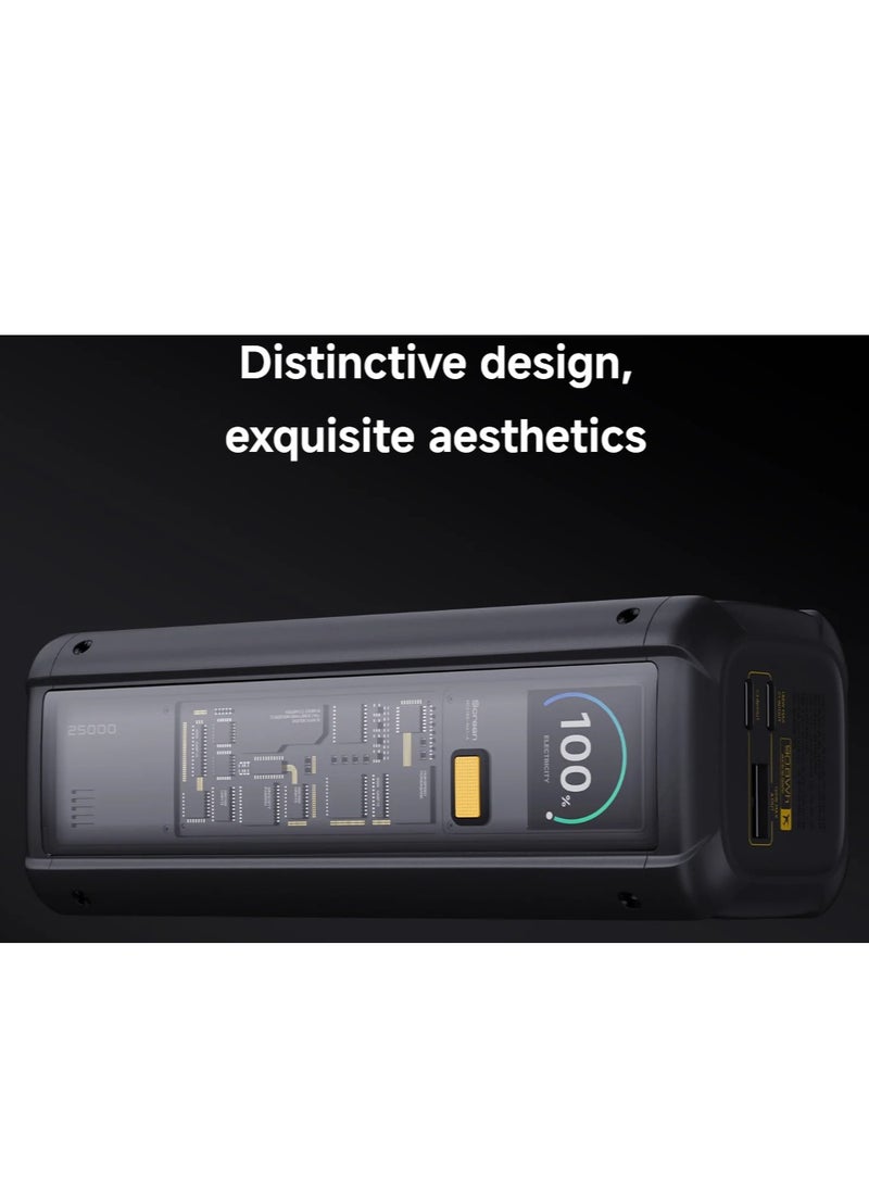 Xiaomi 212w Hypercharge Power Bank 25000 Maximum Power, Rapid Charging, Distinctive Design, Exquisite Aesthetics Black - Image 4