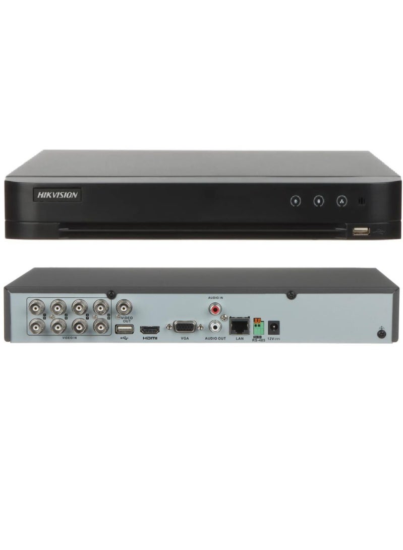 HIKVISION iDS-7208HQHI-M1/XT 8CH 5MP Lite AcuSense Turbo HD DVR, H.265 Pro+ Compression, 1U  - Image 5