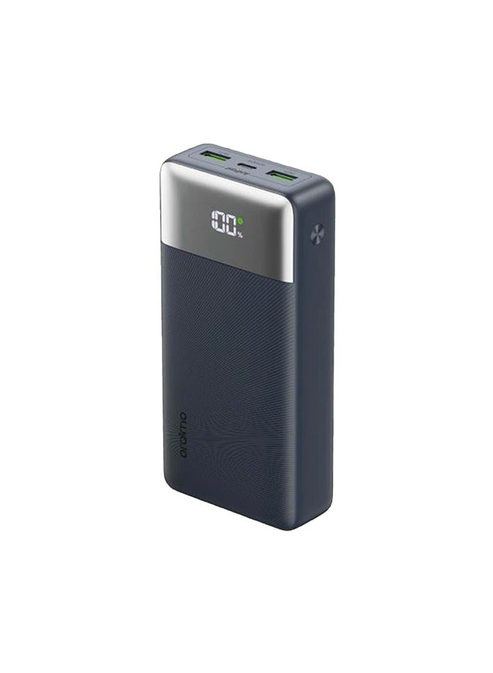 أورايمو 20000 mAh Power Bank PowerNova USB-C and 2-USB Ports 22.5W - Black