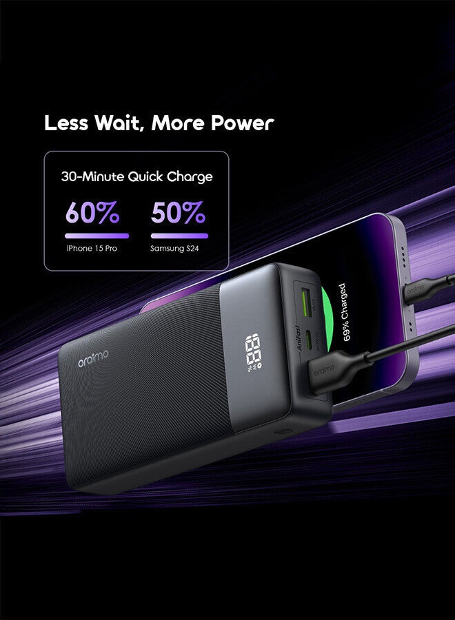 أورايمو باور بانك باور نوفا USB-C و 2-USB منافذ 22.5W - - Image 4