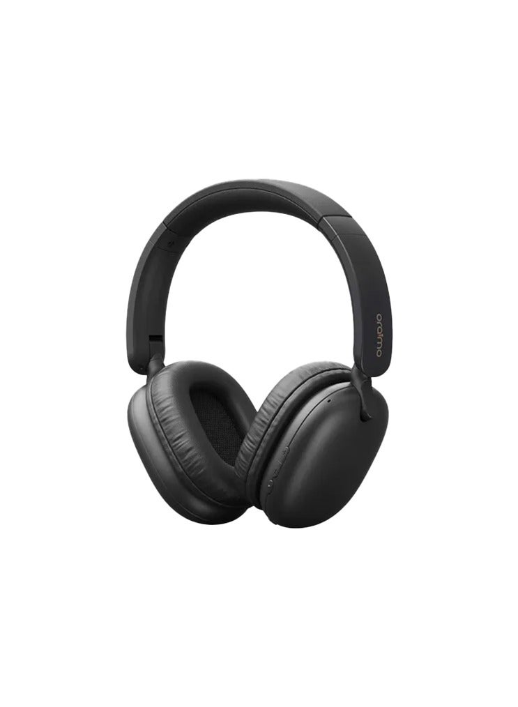 Oraimo Headphone BoomPop Lite ENC Over-Ear Wireless - Black - Image 1