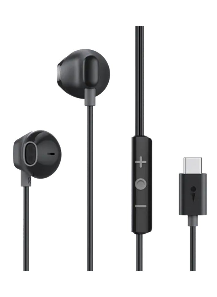 أورايمو Earbuds Halo Airy In-ear Wired Type-C Connector - Black - Image 1