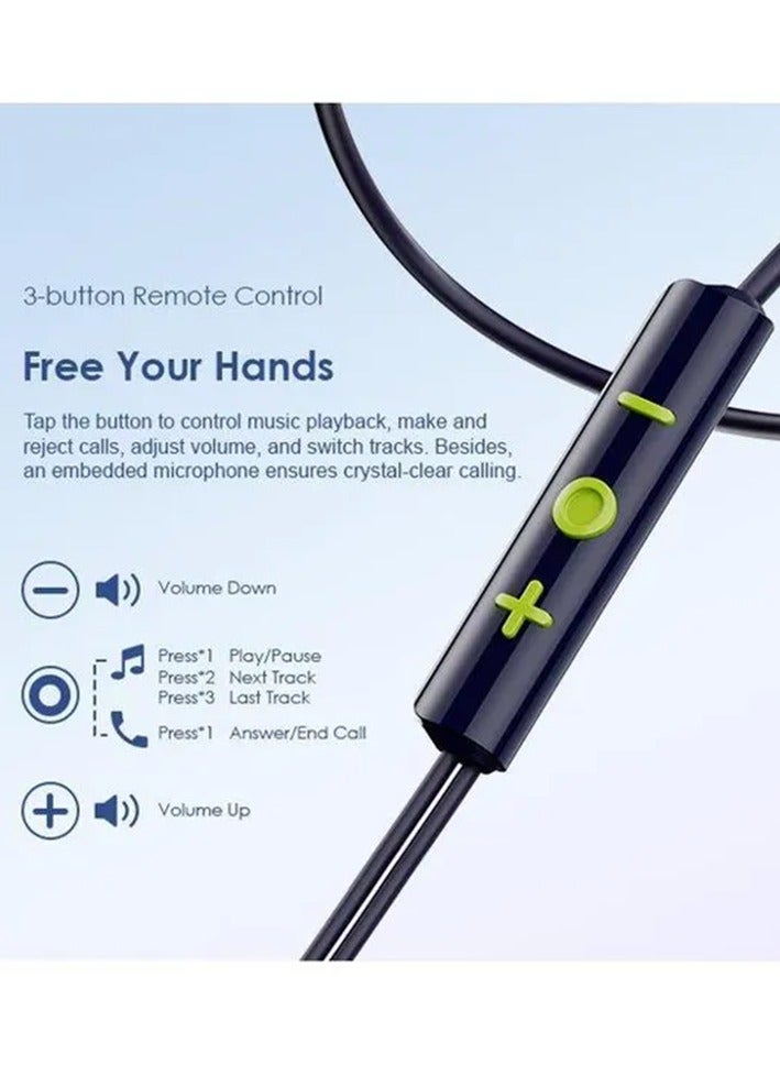 أورايمو Earbuds Halo Airy In-ear Wired Type-C Connector - Black - Image 4