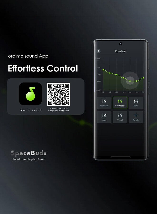 OTW-630 Bluetooth Earphones, 10mm Drivers with Big Bass True Wireless Earbuds, 5.4 Bluetooth Headphones, 40H Playtime, IPX5, Noise Cancellation for Calls, Quick Charge Black - view 5