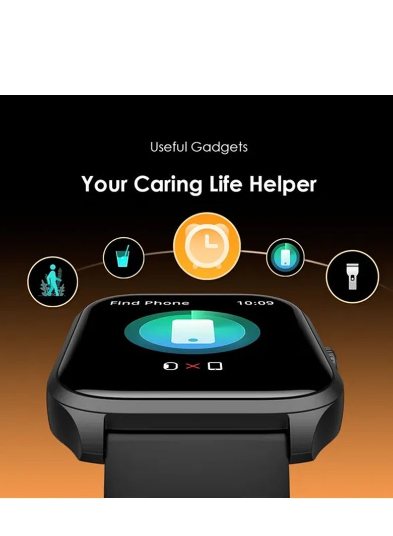 Oraimo 300 mAh Smart Watch 5 Lite 2.01-Inch HD - Black - Image 3
