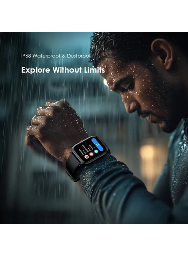 Oraimo 300 mAh Smart Watch 5 Lite 2.01-Inch HD - Black - Image 4