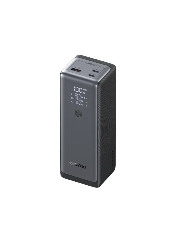 Oraimo 27600 mAh Power Bank PowerJet 130 2-USB-C and USB Ports 130W - Black - Image 1