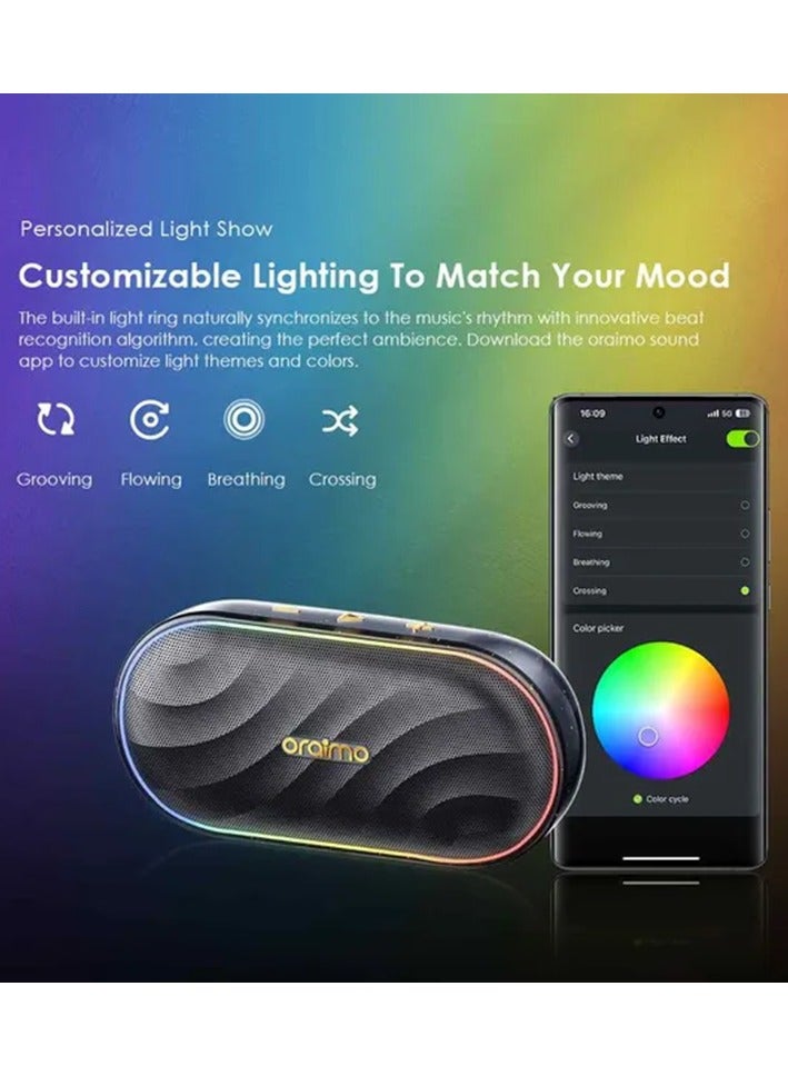 Oraimo Speaker SpaceBox FM Wireless 8W - Space Grey  - Image 5