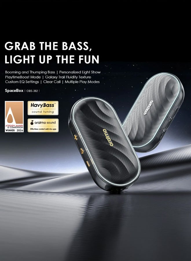 أورايمو Speaker SpaceBox FM Wireless 8W - Space Grey - Image 2