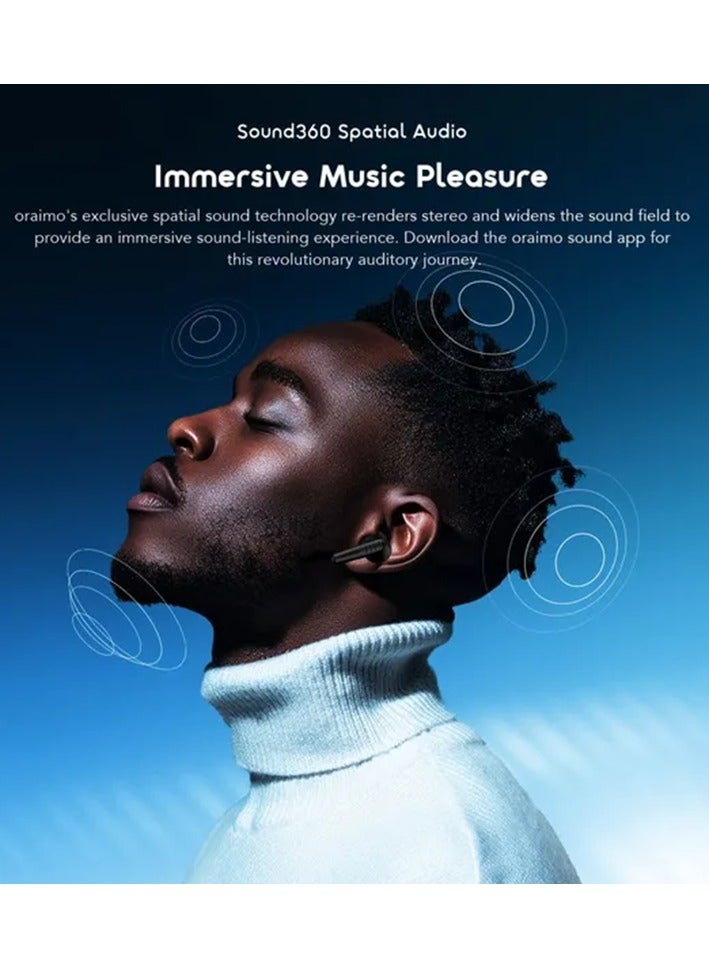أورايمو SpaceBuds Neo Plus ANC True Wireless Spatial Earbuds - Black - Image 5
