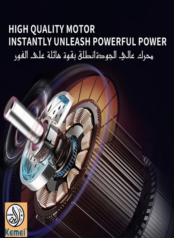 Kemei KM-1637 21-in-1 Professional Multi-Purpose Personal Care Trimmer (Saudi Version) Kemei KM-1637 21-in-1 Professional Multi-Purpose Personal Care Trimmer (Saudi Version) - Image 4