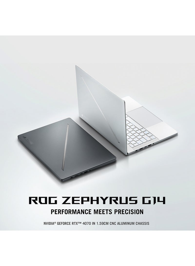 ASUS ROG Zephyrus G14 (2025) Laptop With 14-Inch Display, AMD Ryzen™ 9 270 Processor/16GB RAM/1TB SSD/8GB NVIDIA GeForce RTX 5050 Graphics/Windows 11 Home English Platinum White English Platinum White - Image 2