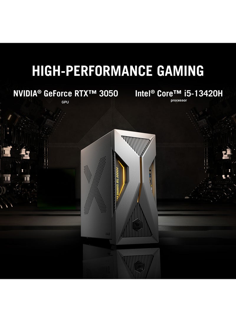 أسوس Mini Tower PC, Intel Core i5-13420H Processor/16GB RAM/512GB SSD/6GB NVIDIA Geforce RTX 3050 Graphics Card/Windows 11 Home Solar Eclipse Gray - Image 3