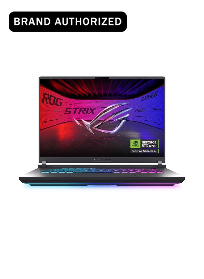 ASUS ROG Strix G16 Gaming (2025) Laptop – 2nd Series / Intel Core Ultra 7-255HX / 16inch FHD+ / 1TB SSD / 32GB RAM / 12GB NVIDIA GeForce RTX 5070 Graphics / Windows 11 Home – [G615LR-RV052W] English Volt Green - Image 1