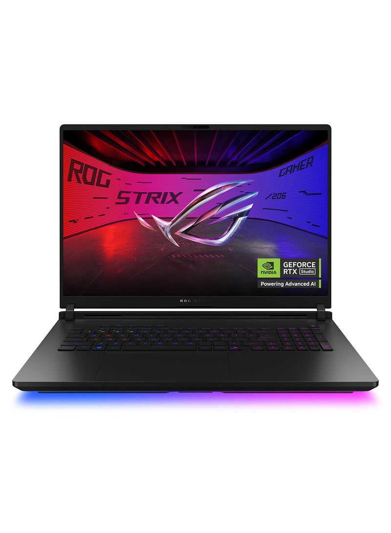 ASUS ROG Strix SCAR 18 Gaming (2025) Laptop 2nd Series 18-Inch 2K Display, Core Ultra 9-275HX Processor/64GB RAM/2TB SSD/12GB NVIDIA GeForce RTX 5070 Ti Graphics/Windows 11 Home English Off Black - Image 1