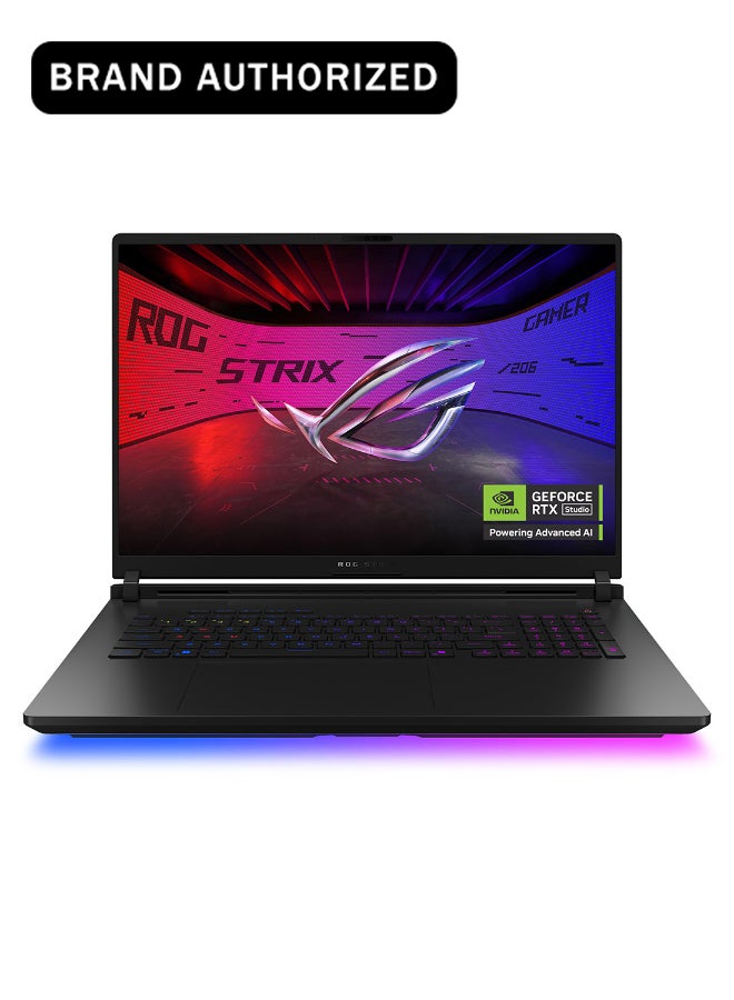 ASUS ROG Strix SCAR 18 Gaming (2025) Laptop 2nd Series 18-Inch 2K Display, Core Ultra 9-275HX Processor/64GB RAM/2TB SSD/12GB NVIDIA GeForce RTX 5070 Ti Graphics/Windows 11 Home English Off Black - Image 1