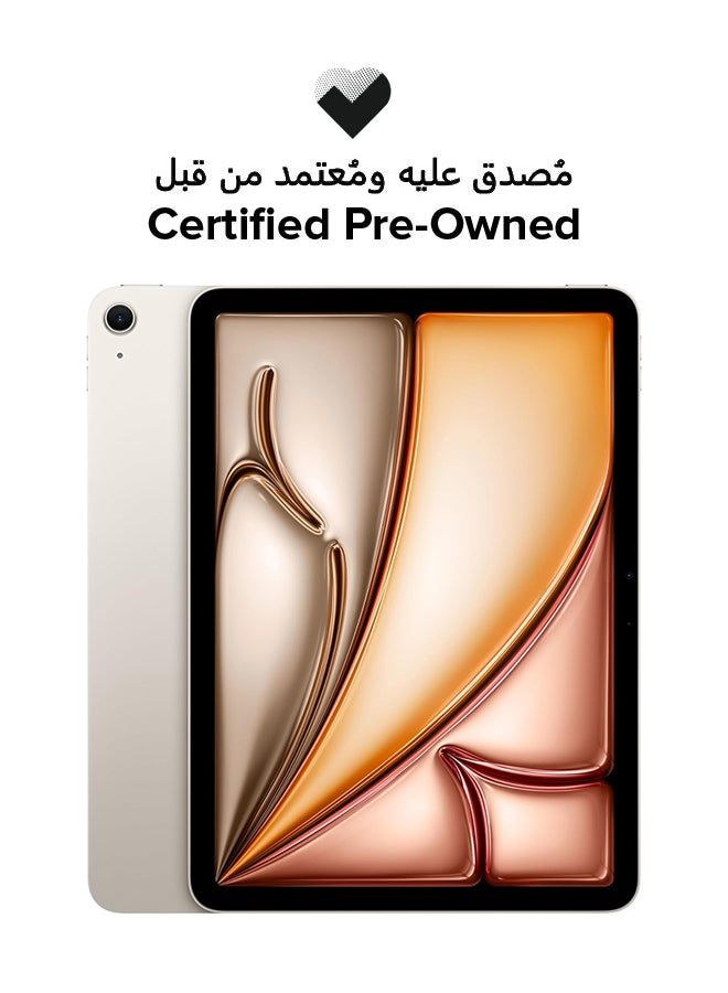 Apple Certified Pre Owned - iPad Air 2024 (6th Gen) M2 11-Inch 256GB Starlight Wi-Fi - International Version - Image 1
