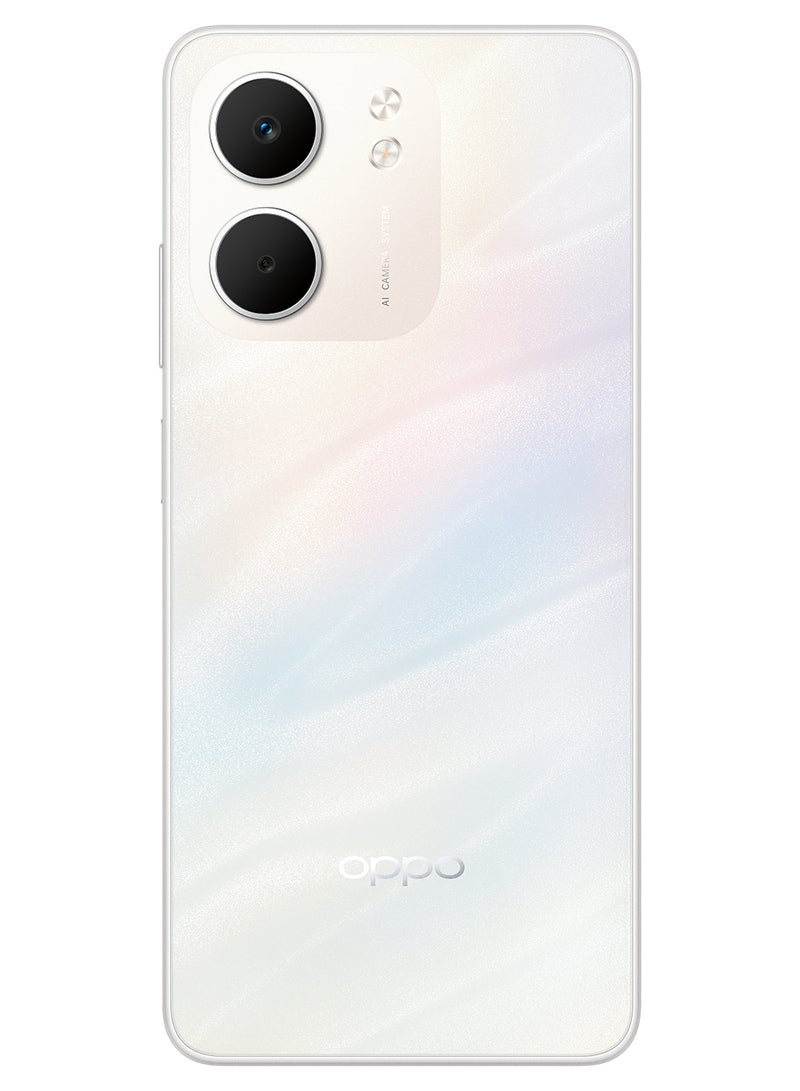 أوبو A5x Dual SIM 4G Laser White 4GB RAM 128GB - Middle East Version  - Image 2