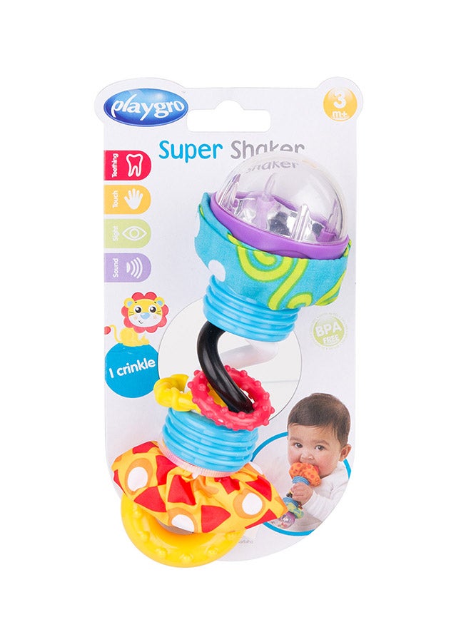 بلاي غرو Super Shaker – Engaging Baby Toy For Development And Sensory Play, 3+ Months 7cm - Image 1