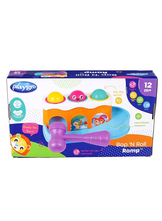 playgro Bop 'N Roll Ramp – Engaging Baby Toy For Development And Sensory Play, 12+ Months 10cm - Image 4