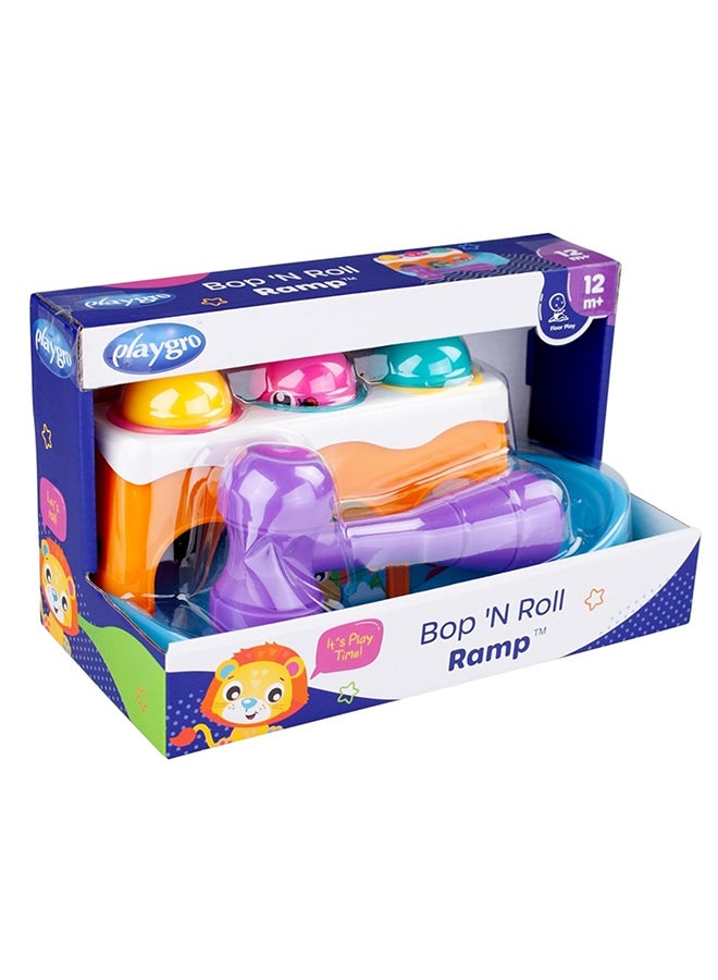 playgro Bop 'N Roll Ramp – Engaging Baby Toy For Development And Sensory Play, 12+ Months 10cm - Image 2