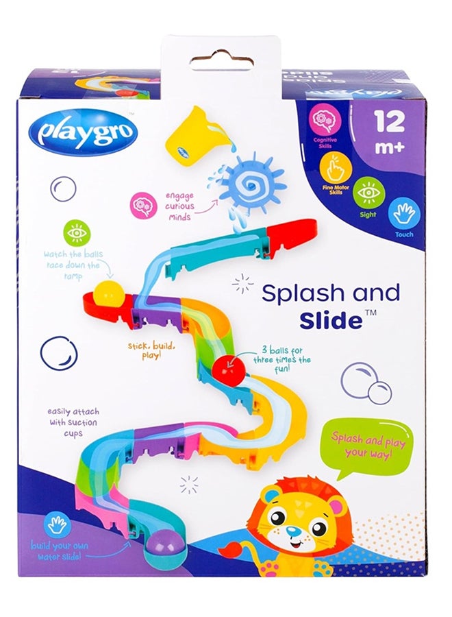 playgro Splash And Slide – Engaging Baby Toy For Development And Sensory Play, 12+ Months 28cm  - Image 4