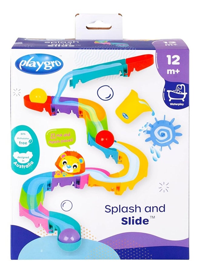 playgro Splash And Slide – Engaging Baby Toy For Development And Sensory Play, 12+ Months 28cm  - Image 5