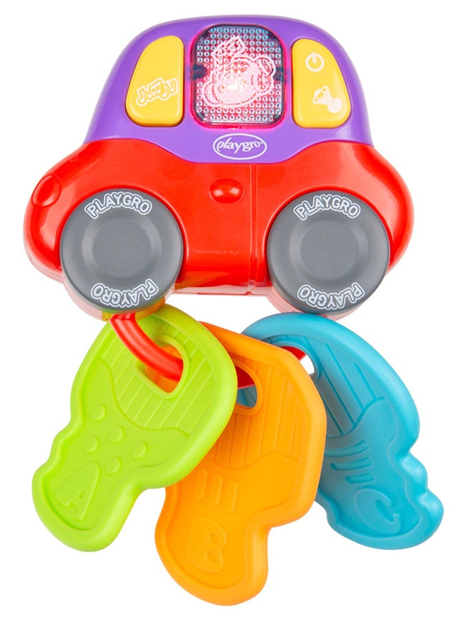 playgro Beep And Play Keys – Engaging Baby Toy For Development And Sensory Play, 6+ Months 16cm  - Image 3