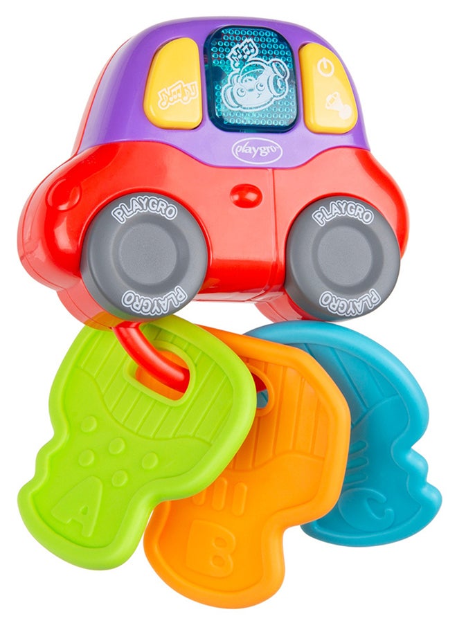 playgro Beep And Play Keys – Engaging Baby Toy For Development And Sensory Play, 6+ Months 16cm  - Image 4