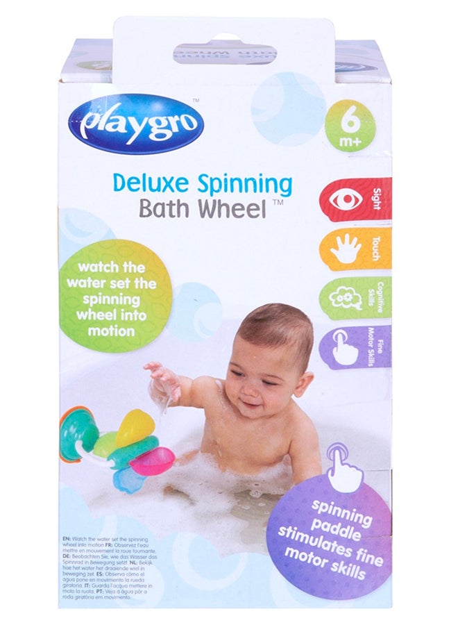 playgro Deluxe Spinning Bath Wheel - Refresh – Engaging Baby Toy For Development And Sensory Play, 6+ Months 25cm  - Image 5