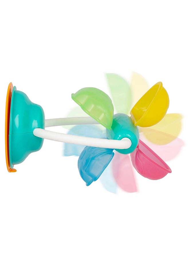 playgro Deluxe Spinning Bath Wheel - Refresh – Engaging Baby Toy For Development And Sensory Play, 6+ Months 25cm  - Image 1