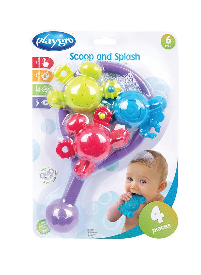 playgro Scoop And Splash Bath Set – Engaging Baby Toy For Development And Sensory Play, 6+ Months 29cm - Image 1