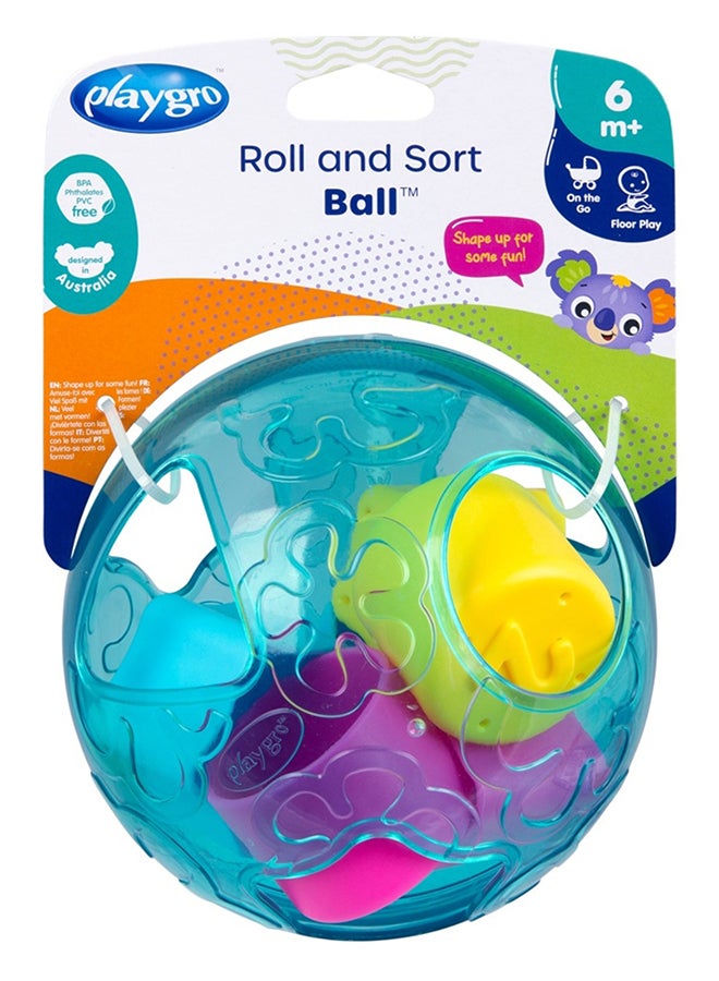 playgro Roll And Sort Ball – Engaging Baby Toy For Development And Sensory Play, 0+ Months 20cm  - Image 4