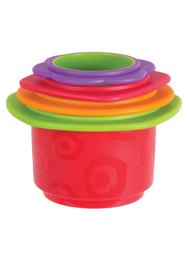playgro Chewy Stack And Nest Cups – Engaging Baby Toy For Development And Sensory Play, 0+ Months 21cm  - Image 3