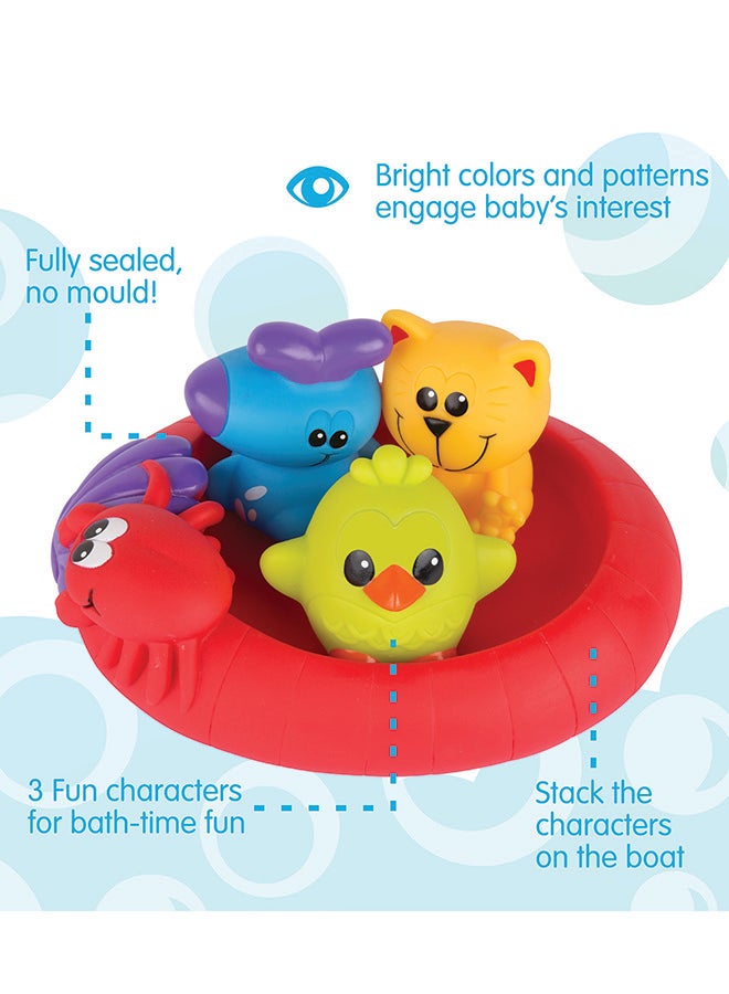 playgro Splash And Float Friends - Fully Sealed - Refresh – Engaging Baby Toy For Development And Sensory Play, 6+ Months 9cm - Image 3