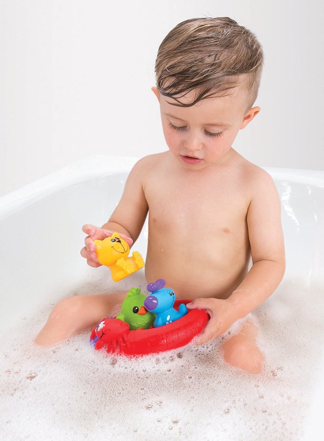 playgro Splash And Float Friends - Fully Sealed - Refresh – Engaging Baby Toy For Development And Sensory Play, 6+ Months 9cm - Image 4