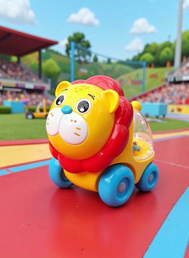 بلاي غرو سيارة الرنين روري الأسد – لعبة مثيرة للأطفال للتطوير واللعب الحسي، 9+ أشهر - Image 3