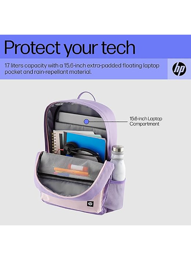 HP Campus Backpack Lavender  - Image 3