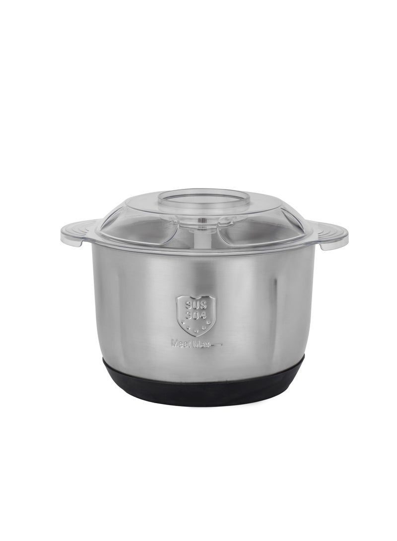KRYPTON 5.0 L Multi Chopper , Compact Multi-Purpose Chopping Machine, Stainless Steel Gear, Blade Assembly, Cutter Pole/ 2 Buttons, Suitable for Vegetables, Fruits, Meat | 600 W | KNMC6623 | 2-Year Warranty 5 L 600 W KNMC6623 SILVER  - Image 3