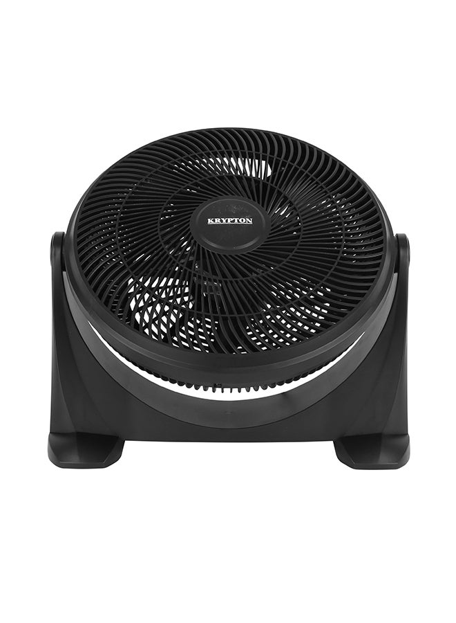 كريبتون 18" Box Fan – 3 Speed, 5 Blade, 180° Adjustable Tilt | Powerful 80W Motor, High Airflow, Quiet Operation | Wide Angle Air Supply for Home, Office, Bedroom, Kitchen | Safety Grill KNF6576 Black  - Image 3