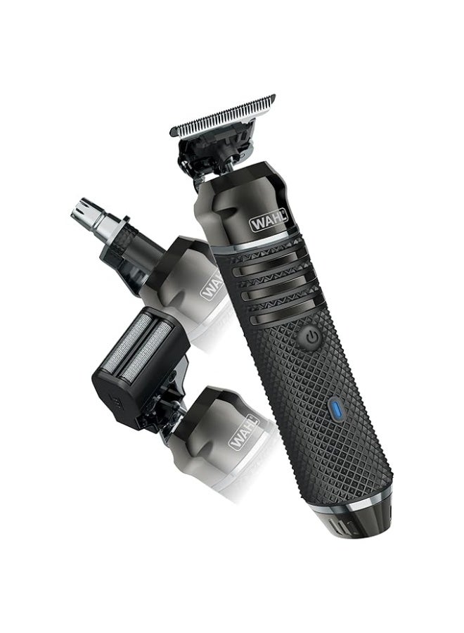 WAHL Pro Series High Visibility Trimmer, Close Cutting Blade, Lithium-Ion, Waterproof Beard Trimmer, Grooming Kit, Interchangeable Heads, Professional, Cordless, Close Cutting black - Image 1