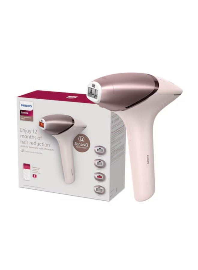 فيليبس Lumea IPL 9900 Series Hair Removal Device With SenseIQ 4 Attachments For Body, Face And Precision Areas 