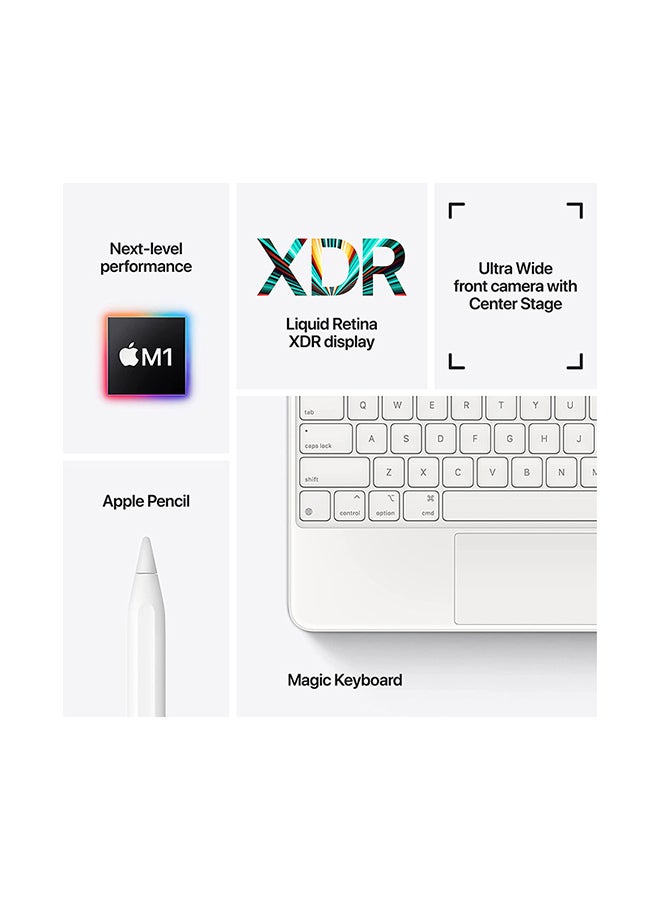 Renewed - iPad Pro 2021 (3rd Gen) 11-Inch 256GB 5G Wi-Fi Space Gray With Facetime - International Version