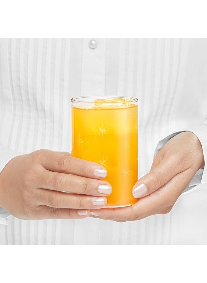 BOROSIL Vdmg295 Vision Deco Medium Galaxy Glass (Set Of 6), 10 Oz (290Ml) - Image 3